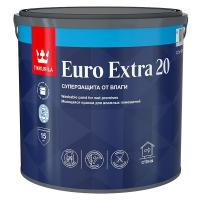 Купить Краска моющаяся полуматовая Tikkurila Euro Extra 20, база С, под колеровку, 0,9 л в Красноярске, в интернет-магазине Пилон